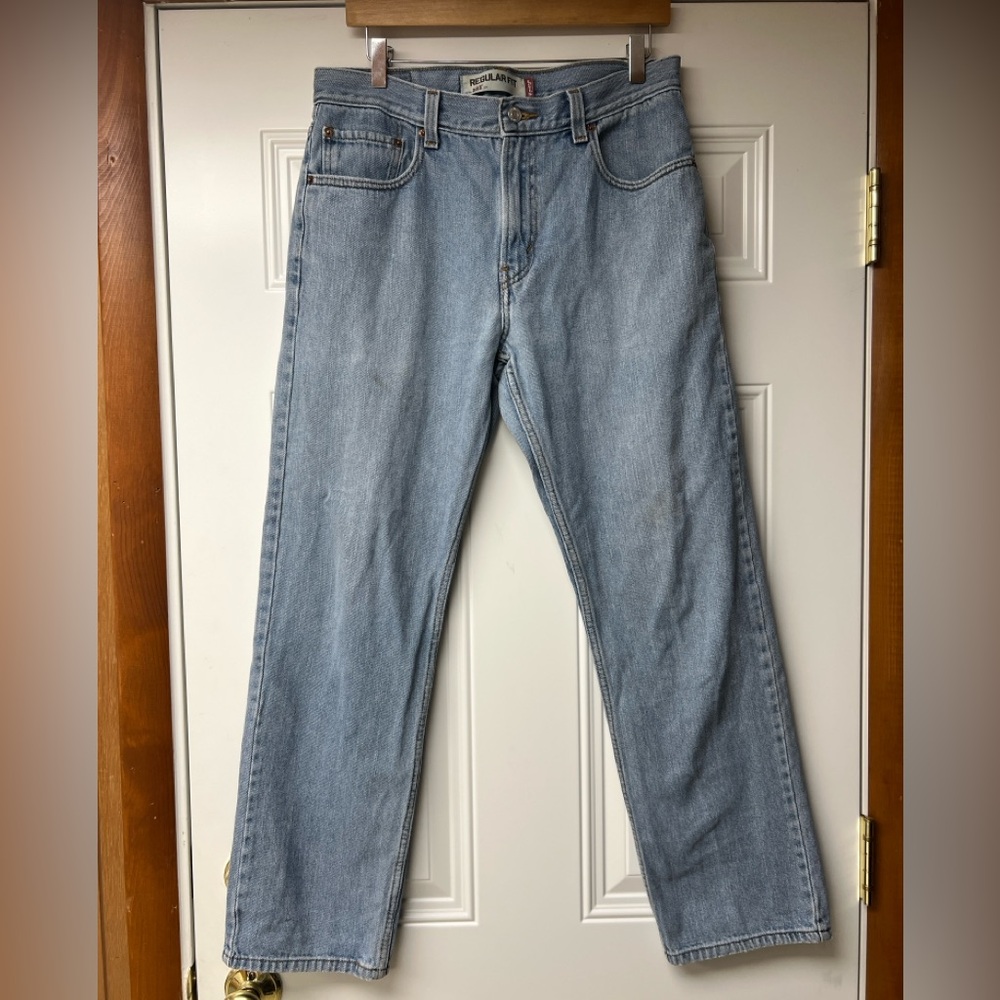 Levi's 550 Light Wash Straight Men's Jeans 33x32 modern vintage Y2K